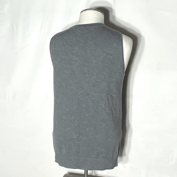 Jacob Grey Knit Sleeveless Top With Keyhole Detail M - Picture 4 of 12